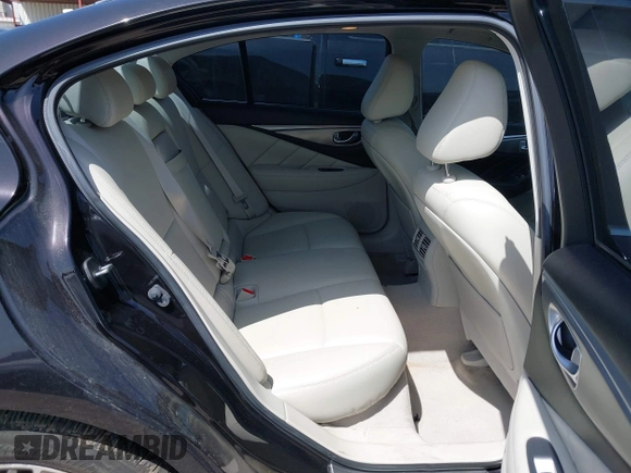 2015 Infiniti Q50 Sport with VIN JN1BV7AP9FM345496, listed as a IAAI auction lot 42700881 with 148,447 mi miles and . Bid and sale history available at DreamBid. Image 8.