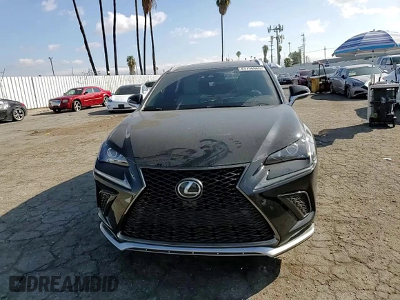 2020 Lexus NX 300 F Sport with VIN JTJSARBZ1L2169584, listed as a Copart auction lot 43756665 with 33,495 mi miles and Salvage title. Bid and sale history available at DreamBid. Image 11.
