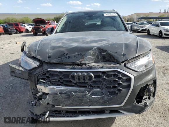 2024 Audi Q5 S line Premium with VIN WA1G2AFY2R2079310, listed as a Copart auction lot 56993615 with 4,484 mi miles and Salvage title. Bid and sale history available at DreamBid. Image 5.