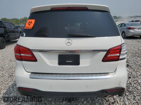 2017 Mercedes-Benz GLS 550 z VIN 4JGDF7DE2HA845531, wystawiony jako Copart lot #59298625 z przebiegiem Nie podano mil oraz Czysty tytuł • Clean title. Historia ofert i sprzedaży dostępna na DreamBid. Obrazek 6.