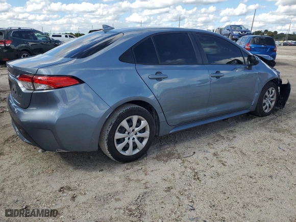 2022 Toyota Corolla LE with VIN JTDEPMAE0NJ215009, listed as a Copart auction lot 84828124 with 44,774 mi miles and Non Repairable. Bid and sale history available at carsss.com. Image 3.