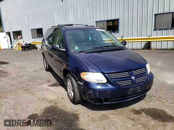 2005 Dodge Caravan SXT with VIN 2D4GP44L95R280846, listed as a Copart auction lot 56608455 with 174,140 mi miles and Salvage title. Bid and sale history available at DreamBid. Image 14.