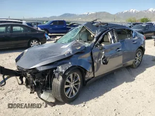 2014 Infiniti Q50 Premium with VIN JN1BV7AP3EM671471, listed as a Copart auction lot 56389165 with Not provided miles and Salvage title. Bid and sale history available at DreamBid. Image 1.