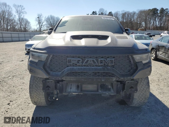 2021 Ram 1500 with VIN NCS107300, listed as a Copart auction lot 44147135 with 25,120 mi miles and Salvage title. Bid and sale history available at DreamBid. Image 5.
