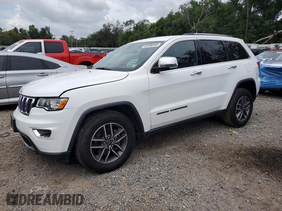 2019 Jeep Grand Cherokee Limited with VIN 1C4RJEBG4KC643514, listed as a Copart auction lot 63306445 with 109,464 mi miles and Non repairable. Bid and sale history available at DreamBid. Image 1.
