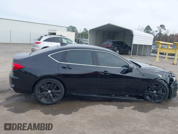 2021 Acura TLX w/Technology Package with VIN 19UUB6F48MA004162, listed as a IAAI auction lot 41815089 with 48,692 mi miles. Bid and sale history available at carsss.com. Image 13.