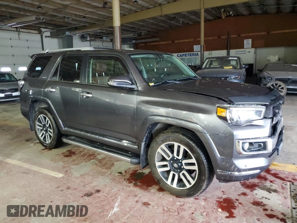 2016 Toyota 4Runner Limited with VIN JTEBU5JR6G5306023, listed as a Copart auction lot 56164395 with 227,188 mi miles and Salvage Title. Bid and sale history available at DreamBid. Image 4.