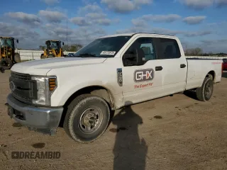 2019 Ford F-250 XL with VIN 1FT7W2A63KEG49244, listed as a Copart auction lot 48723875 with 105,917 mi miles and Salvage title. Bid and sale history available at DreamBid. Image 1.