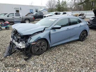 2018 Honda Civic EX-L z VIN SHHFK7H75JU410308, wystawiony jako Copart lot #53808675 z przebiegiem 58 995 mil mil oraz Szkoda całkowita • Salvage title. Historia ofert i sprzedaży dostępna na DreamBid. Obrazek 1.