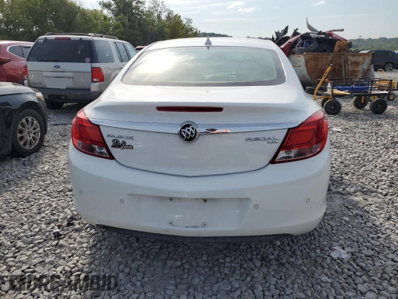 2011 Buick Regal CXL RL3 with VIN W04GR5EC5B1005075, listed as a Copart auction lot 70300034 with 69,094 mi miles and Salvage Title. Bid and sale history available at carsss.com. Image 6.