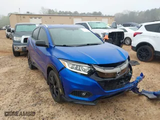 2022 Honda HR-V Sport with VIN 3CZRU6H16NM706027, listed as a IAAI auction lot 41890668 with 53,815 mi miles. Bid and sale history available at carsss.com. Image 1.