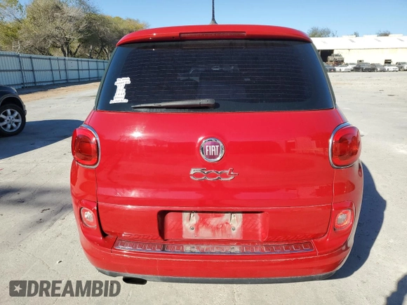 2015 FIAT 500L Pop with VIN ZFBCFAAH1FZ032825, listed as a Copart auction lot 86824774 with 184,176 mi miles and Salvage Title. Bid and sale history available at carsss.com. Image 6.