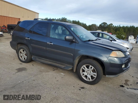 2006 Acura MDX Touring w/Navi with VIN 2HNYD18806H516140, listed as a Copart auction lot 87028994 with 293,625 mi miles and Salvage Title. Bid and sale history available at carsss.com. Image 4.