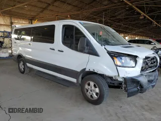 2019 Ford Transit Passenger XL with VIN 1FBZX2YM6KKB83292, listed as a Copart auction lot 84790394 with 45,005 mi miles and Salvage title. Bid and sale history available at DreamBid. Image 4.
