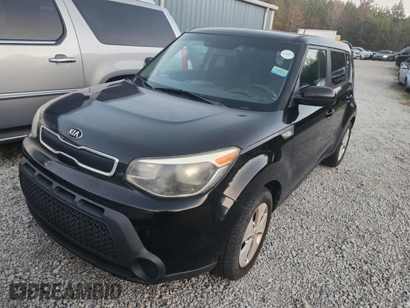 2014 Kia Soul with VIN KNDJN2A23E7734941, listed as a IAAI auction lot 41617107 with 1 mi miles. Bid and sale history available at carsss.com. Image 2.