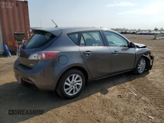 2013 Mazda 3 i Touring with VIN JM1BL1L74D1735434, listed as a Copart auction lot 60664325 with 458,686 mi miles and Salvage title. Bid and sale history available at DreamBid. Image 3.
