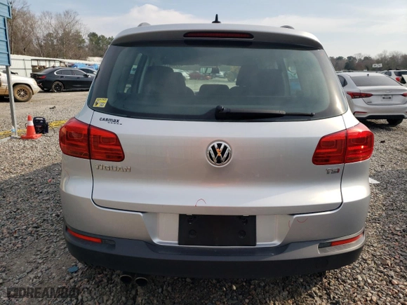 2017 Volkswagen Tiguan S with VIN WVGAV7AX3HK044001, listed as a Copart auction lot 48546375 with 49,971 mi miles and Salvage Title. Bid and sale history available at carsss.com. Image 6.