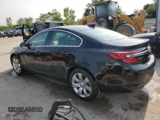 2016 Buick Regal Premium II with VIN 2G4GT5GX0G9193803, listed as a Copart auction lot 60641235 with 69,500 mi miles and Salvage title. Bid and sale history available at DreamBid. Image 2.