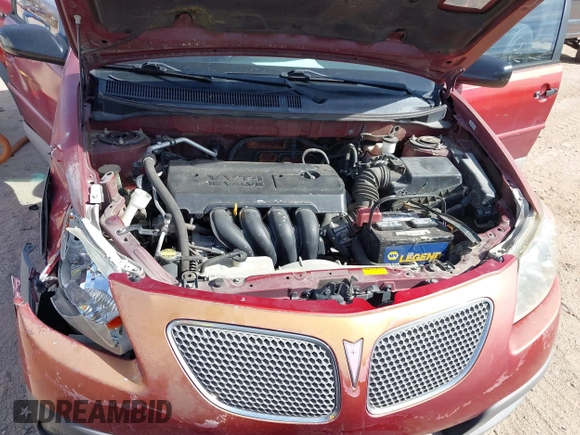 2008 Pontiac Vibe with VIN 5Y2SL65878Z408522, listed as a IAAI auction lot 41493690 with 111,888 mi miles. Bid and sale history available at carsss.com. Image 10.