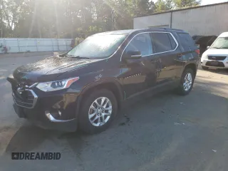 2019 Chevrolet Traverse LT Cloth with VIN 1GNEVGKW8KJ110705, listed as a Copart auction lot 72573574 with 130,665 mi miles and Salvage Title. Bid and sale history available at carsss.com. Image 1.
