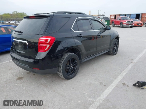 2017 Chevrolet Equinox LT with VIN 2GNALCEK0H6153592, listed as a IAAI auction lot 41970263 with 98,223 mi miles. Bid and sale history available at carsss.com. Image 4.
