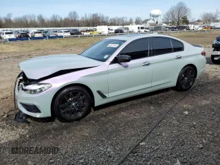 2018 BMW 5 Series 540i xDrive with VIN WBAJE7C50JWC56790, listed as a Copart auction lot 45675744 with 5,999 mi miles and Salvage title. Bid and sale history available at DreamBid. Image 1.