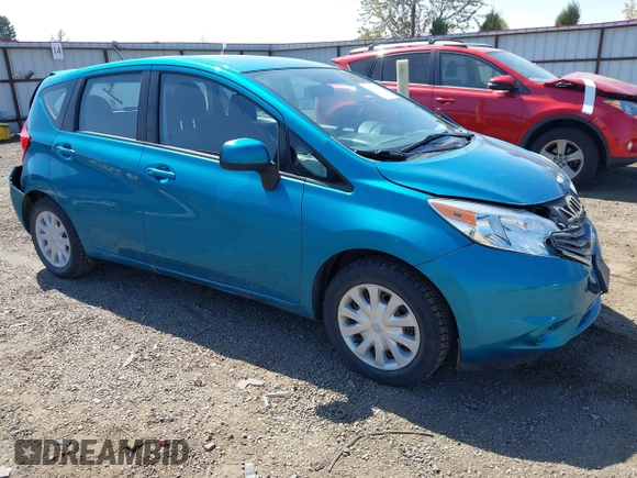 2014 Nissan Note S with VIN 3N1CE2CP4EL406931, listed as a IAAI auction lot 42106400 with 65,614 mi miles and . Bid and sale history available at DreamBid. Image 1.