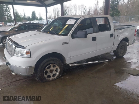 2007 Ford F-150 XLT with VIN 1FTPW14V87FA17113, listed as a IAAI auction lot 41862140 with 396,701 mi miles. Bid and sale history available at carsss.com. Image 2.