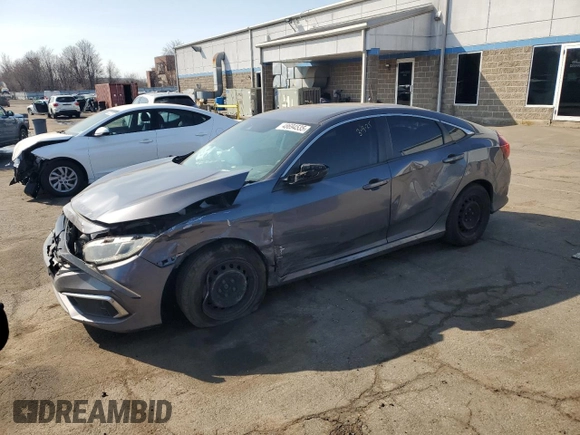 2019 Honda Civic LX with VIN 2HGFC2F66KH541403, listed as a Copart auction lot 48694535 with 118,906 mi miles and Salvage Title. Bid and sale history available at DreamBid. Image 1.