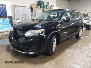 2015 Nissan Rogue SV with VIN KNMAT2MV2FP587220, listed as a Copart auction lot 52145405 with 200,366 mi miles and Salvage Title. Bid and sale history available at DreamBid. Image 1.