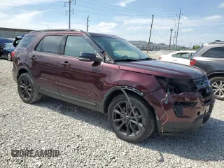 2018 Ford Explorer XLT with VIN 1FM5K8D85JGA96646, listed as a Copart auction lot 57158185 with 90,657 mi miles and Salvage title. Bid and sale history available at DreamBid. Image 4.