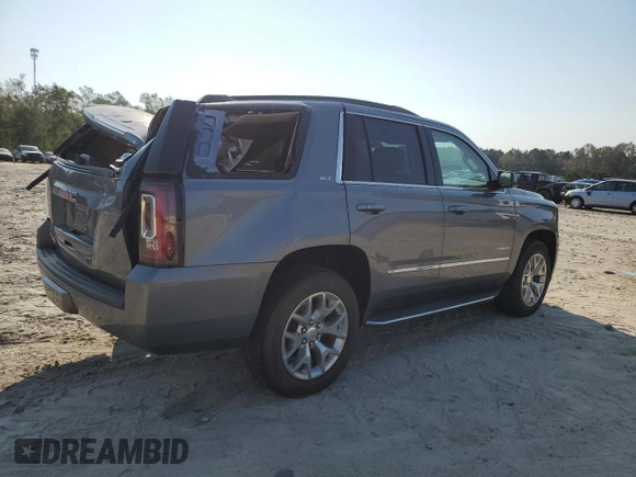 2019 GMC Yukon SLT with VIN 1GKS1BKC9KR118544, listed as a Copart auction lot 75508794 with 15,026 mi miles and Non Repairable. Bid and sale history available at carsss.com. Image 3.