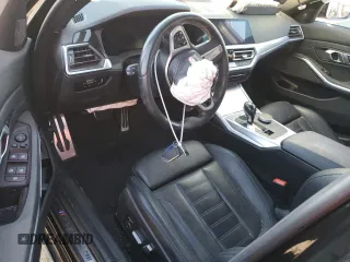 2021 BMW 3 Series M340i xDrive with VIN 3MW5U9J0XM8B49022, listed as a Copart auction lot 76096624 with 0 mi miles and Salvage Title. Bid and sale history available at carsss.com. Image 8.