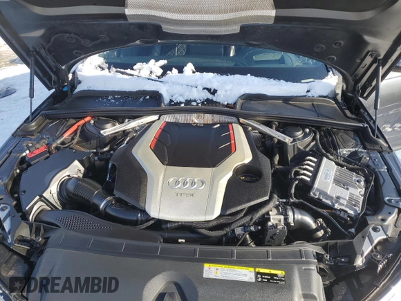 2018 Audi S4 Prestige z VIN WAUC4AF44JA127683, wystawiony jako Copart lot #87794065 z przebiegiem 95 729 mil mil oraz Szkoda całkowita • Salvage title. Historia ofert i sprzedaży dostępna na DreamBid. Obrazek 12.