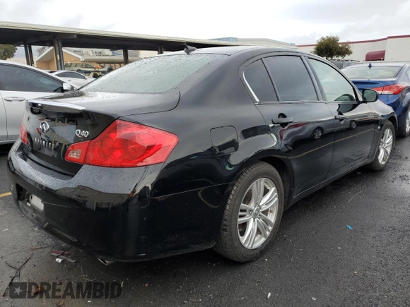 2015 Infiniti Q40 with VIN JN1CV6AP7FM500156, listed as a Copart auction lot 79787603 with Not Provided miles and Salvage Title. Bid and sale history available at DreamBid. Image 3.
