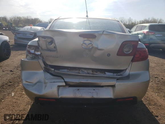 2006 Mazda Mazda3 i with VIN JM1BK12G461447050, listed as a Copart auction lot 53802275 with 161,754 mi miles and Salvage Title. Bid and sale history available at carsss.com. Image 6.
