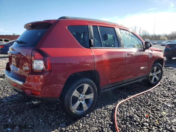 2016 Jeep Compass High Altitude Edition with VIN 1C4NJDEB0GD559443, listed as a Copart auction lot 47983765 with 108,818 mi miles and Salvage Title. Bid and sale history available at carsss.com. Image 3.