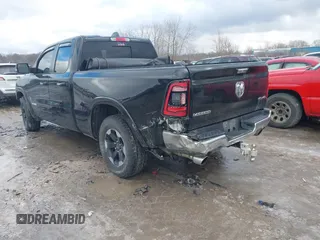 2019 Ram 1500 Laramie with VIN 1C6SRFDT6KN869740, listed as a IAAI auction lot 41563751 with 132,611 mi miles. Bid and sale history available at carsss.com. Image 3.
