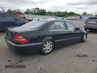 2002 Mercedes-Benz S 430 z VIN WDBNG70J82A298876, wystawiony jako Copart lot #58542775 z przebiegiem 179 689 mil mil oraz Szkoda całkowita • Salvage title. Historia ofert i sprzedaży dostępna na DreamBid. Obrazek 3.