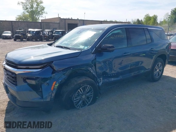 2024 Chevrolet Traverse FWD LS with VIN 1GNEREKS4RJ190066, listed as a IAAI auction lot 42354323 with 7,117 mi miles and . Bid and sale history available at DreamBid. Image 18.