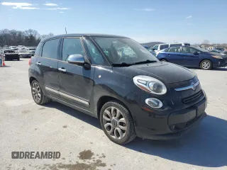 2017 FIAT 500L Lounge with VIN ZFBCFACH9HZ039487, listed as a Copart auction lot 47660685 with 101,074 mi miles and Salvage Title. Bid and sale history available at DreamBid. Image 4.