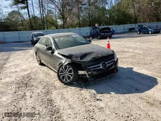 2018 Mercedes-Benz C-Class C 300 with VIN 55SWF4JB0JU241722, listed as a Copart auction lot 48120835 with 81,449 mi miles and Salvage Title. Bid and sale history available at carsss.com. Image 10.