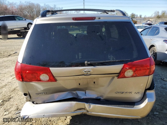 2006 Toyota Sienna CE with VIN 5TDZA23C66S482095, listed as a Copart auction lot 49589815 with NaN miles and Salvage Title. Bid and sale history available at carsss.com. Image 6.