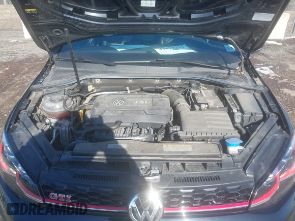 2020 Volkswagen Golf GTI S with VIN 3VW6T7AU1LM017089, listed as a IAAI auction lot 41527453 with 36,404 mi miles. Bid and sale history available at carsss.com. Image 10.