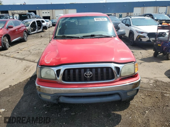 2002 Toyota Tacoma with VIN 5TEWM72N02Z885559, listed as a Copart auction lot 66627045 with Not provided miles and Clean title. Bid and sale history available at DreamBid. Image 5.