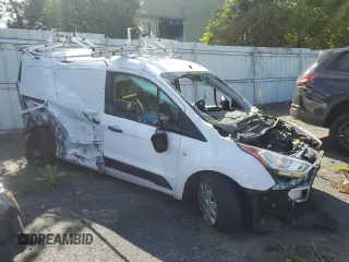 2020 Ford Transit Connect XLT z VIN NM0LS7F73L1444165, wystawiony jako Copart lot #56717445 z przebiegiem Nie podano mil oraz Czysty tytuł • Clean title. Historia ofert i sprzedaży dostępna na DreamBid. Obrazek 4.