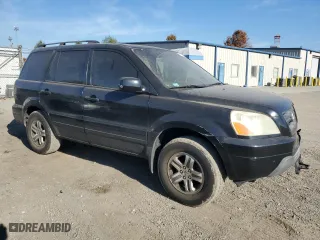 2004 Honda Pilot EX with VIN 2HKYF186X4H545678, listed as a Copart auction lot 76511534 with 197,814 mi miles and Salvage Title. Bid and sale history available at carsss.com. Image 4.