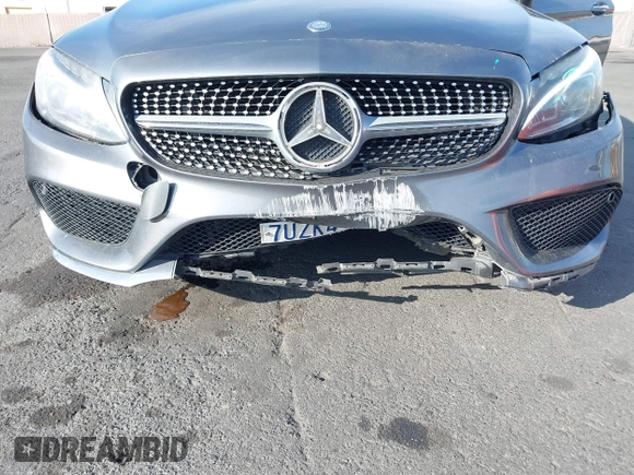 2017 Mercedes-Benz C 300 with VIN WDDWJ4JB2HF353031, listed as a IAAI auction lot 41254369 with 100,755 mi miles and . Bid and sale history available at carsss.com. Image 6.