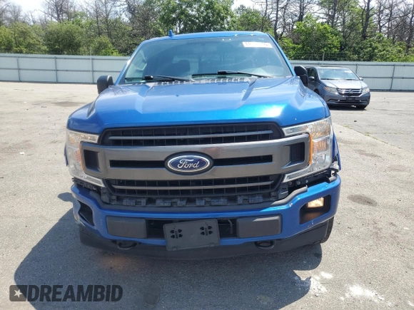 2018 Ford F-150 XL with VIN 1FTEW1E57JKF38196, listed as a Copart auction lot 62701035 with 97,366 mi miles and Salvage title. Bid and sale history available at DreamBid. Image 5.