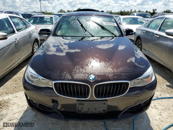 2015 BMW 3 Series Gran Turismo 335i xDrive with VIN WBA3X9C55FD868630, listed as a Copart auction lot 74376444 with NaN miles and Salvage Title. Bid and sale history available at carsss.com. Image 5.